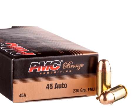 45 acp ammo 100 rounds